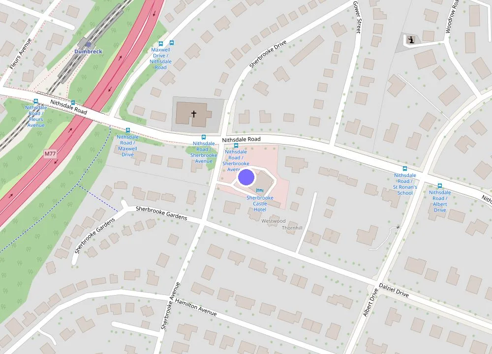Map: Sherbrooke Castle Hotel